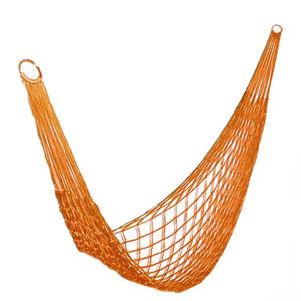 

Туристичний гамак - сітка Mhz 3005 на кольцах 270х80см Orange