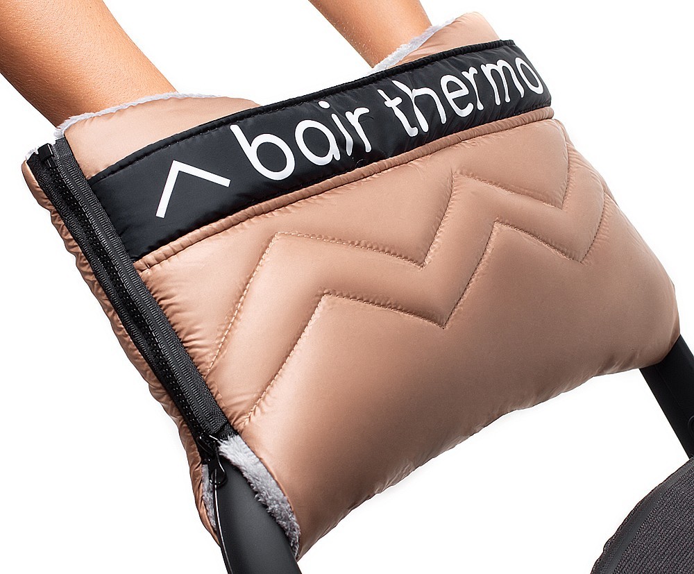 

Муфта на ручку коляски Bair Thermo Muff ( Баир Термо ) темный капучино