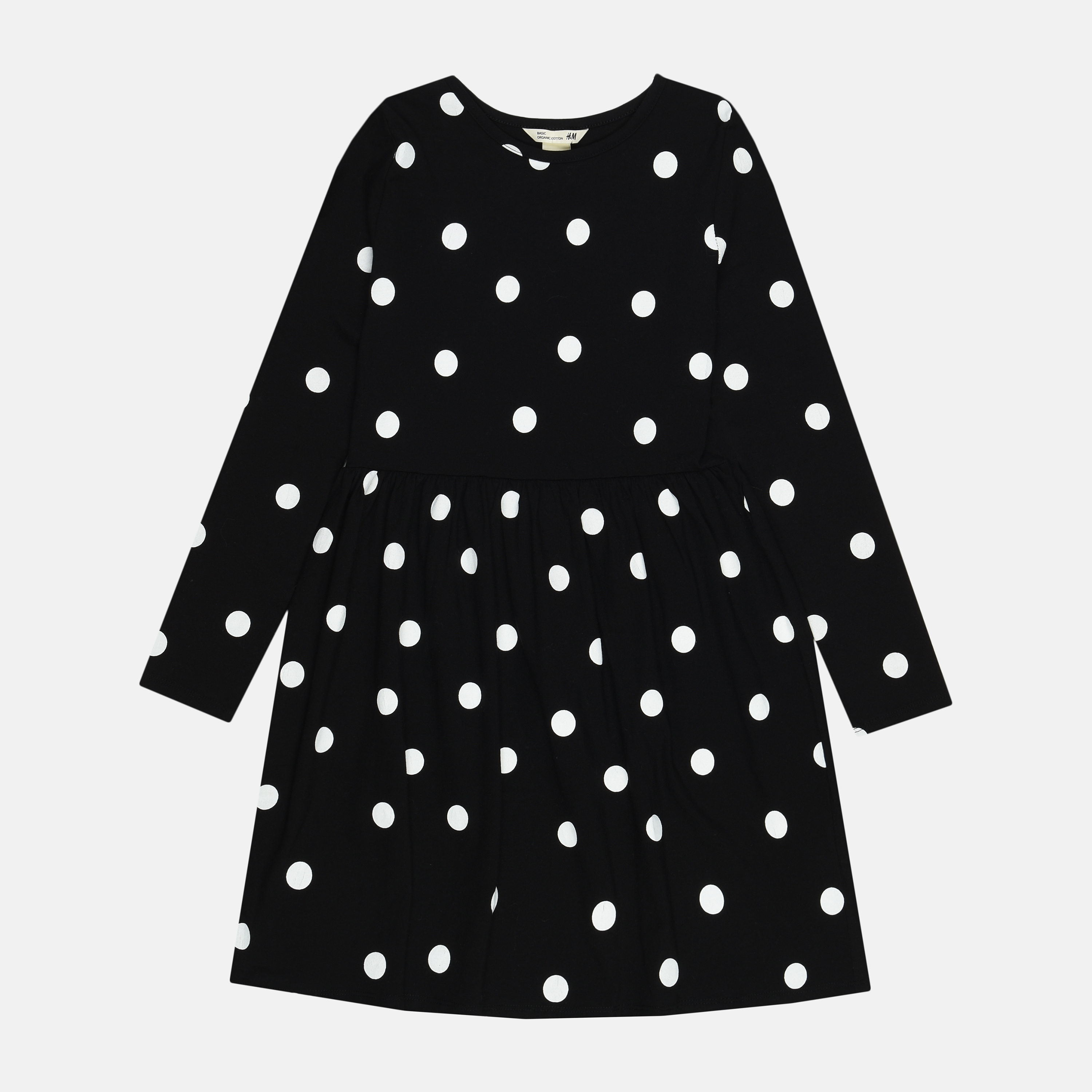 

Платье H&M 140см черный горох 4039280982