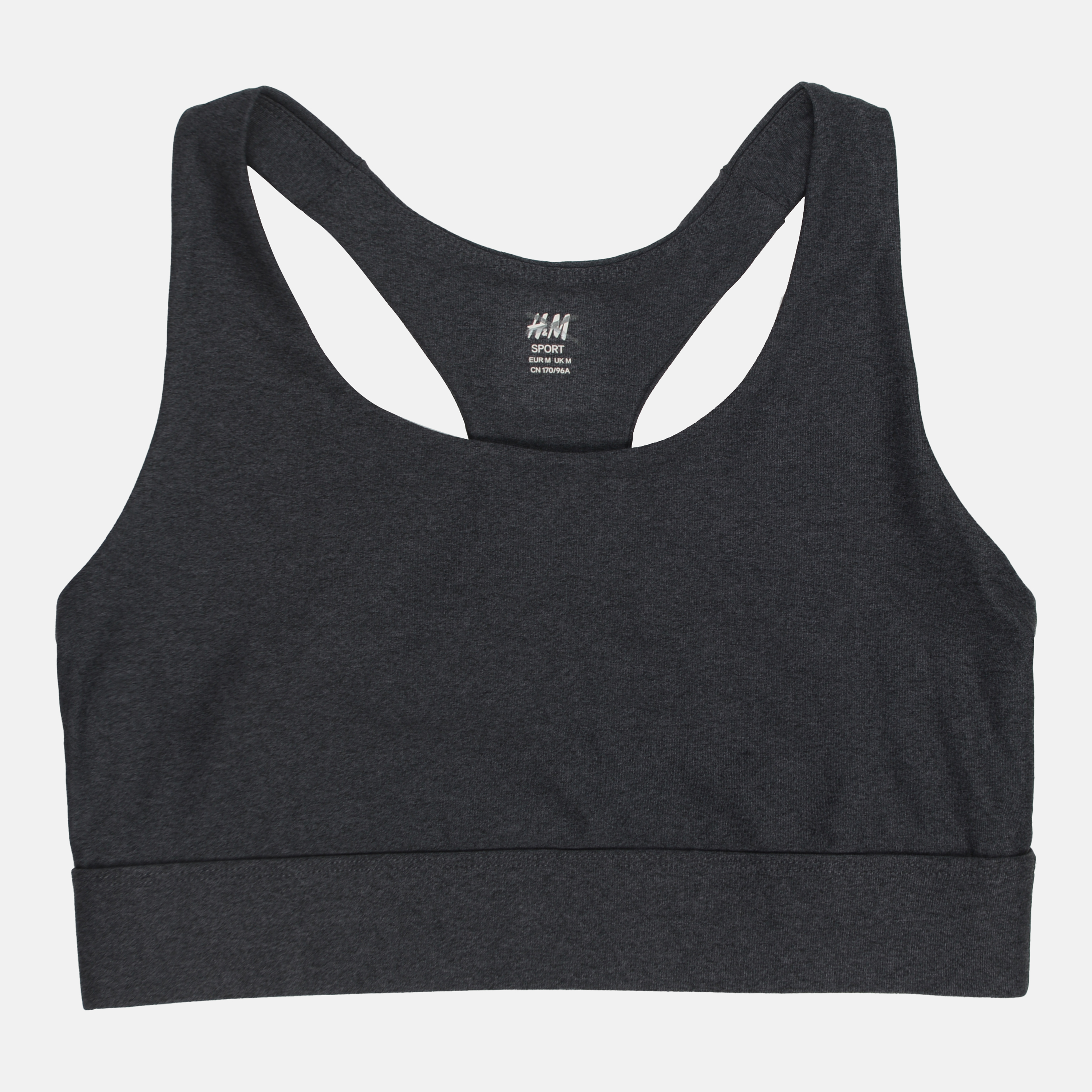

Спортивный топ H&M M темно серый 50386508612