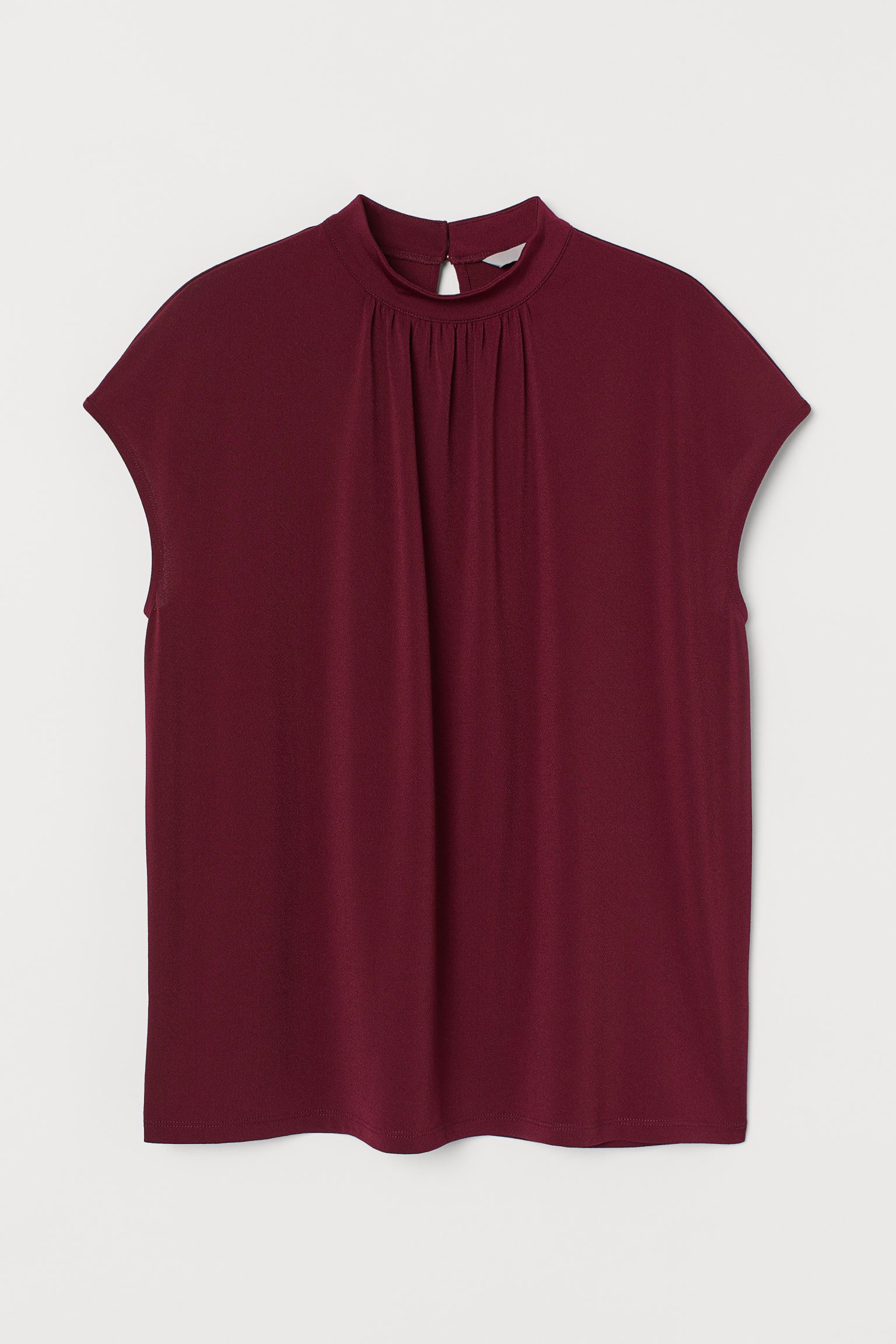 

Блуза H&  бордовый 15059212262, Блуза H&M M бордовый 15059212262