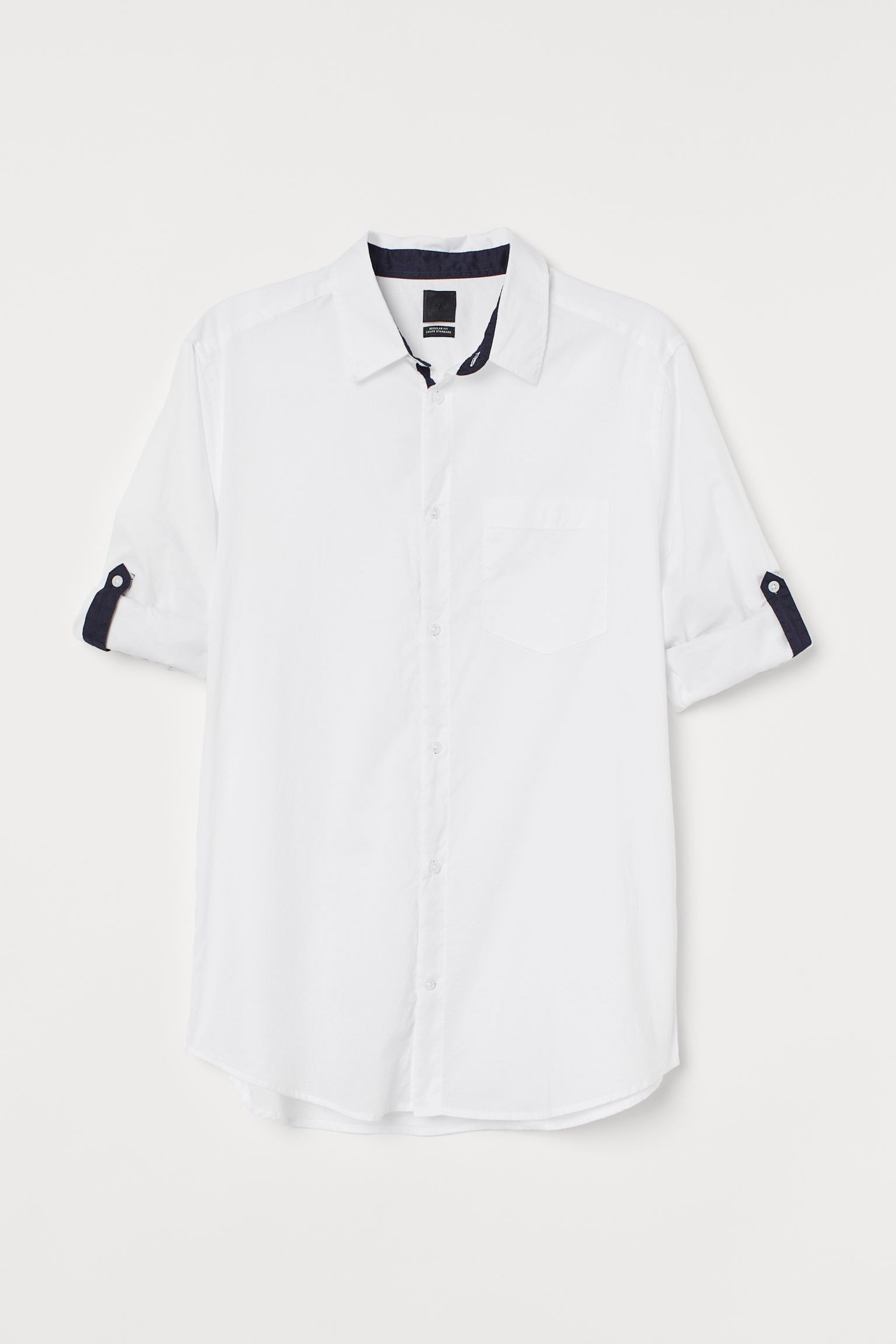 

Рубашка H&M  белый 27055016191, Рубашка H&M XS белый 27055016191
