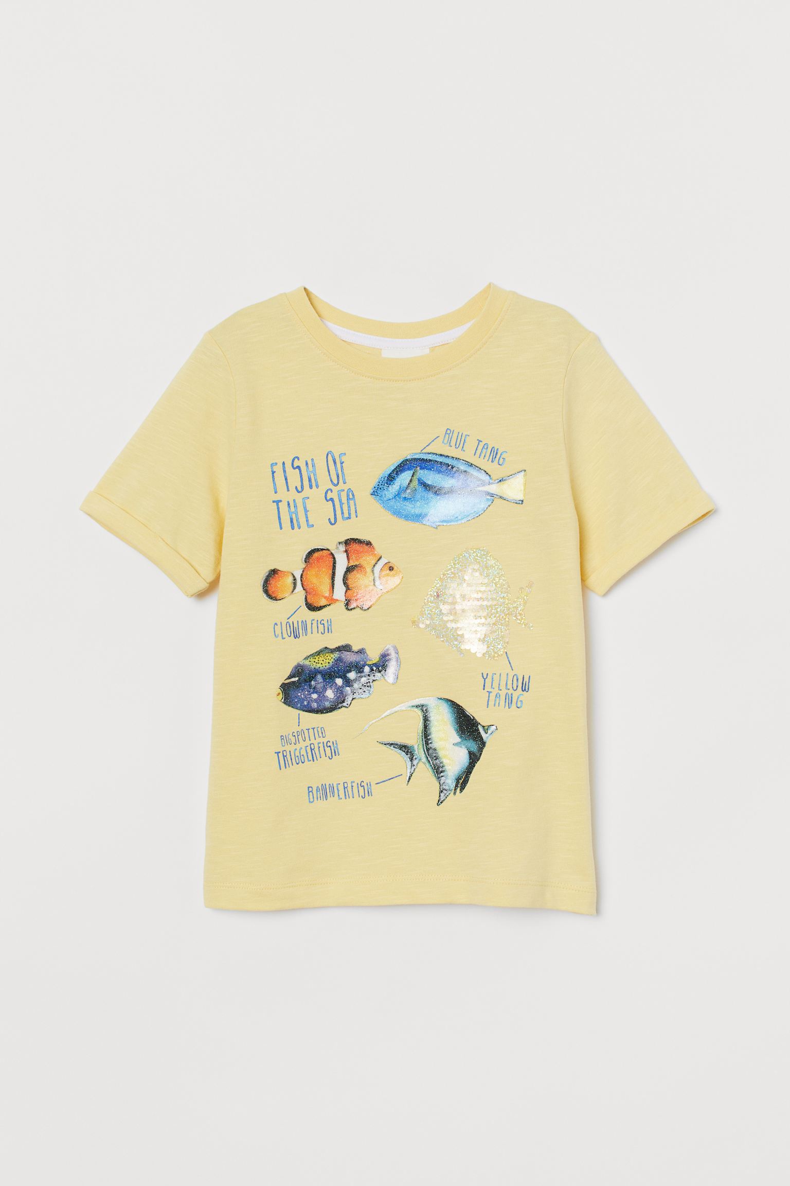 

Футболка H&M 104см желтый принт 16048629251
