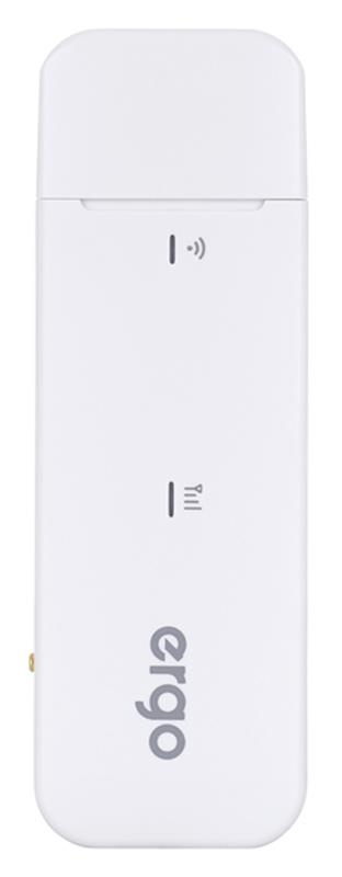 

3G/4G USB Модем Ergo W02-CRC9 White (4G/LTE cat4., SIM, с разъёмом CRC9 для внешней антенны)