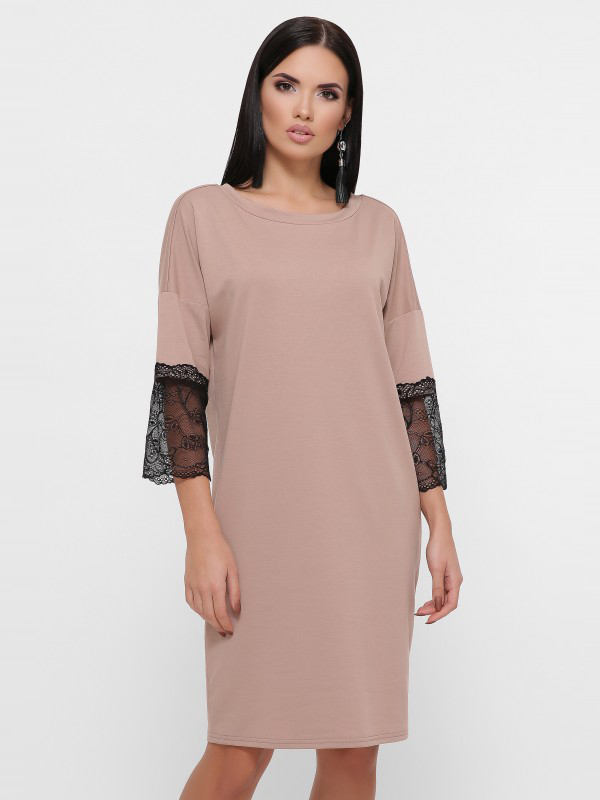 

Платье Fashion Up Nikolina PL-1808B 42 Бежевое