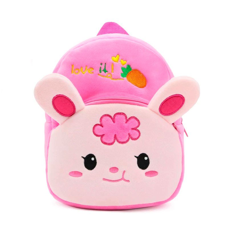 

Рюкзак велюровый Овечка Berni Kids Розовый (58506)