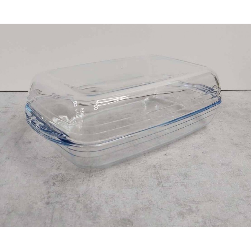 

Кастрюля стеклянная 5,2 л (2.6 л + 2.6 л) прямоугольная с крышкой Pyrex 555A000