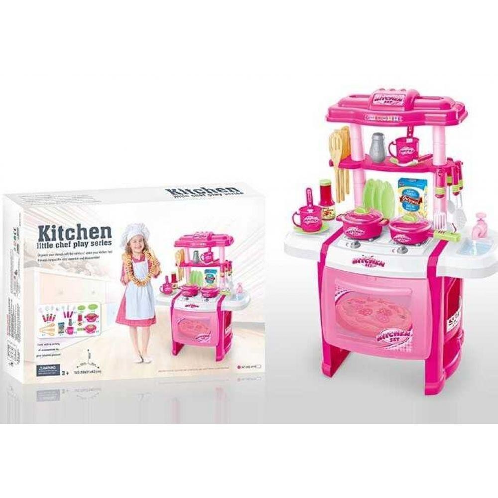 

Детская кухня с посудой и водой Modern Kitchen WD-P15