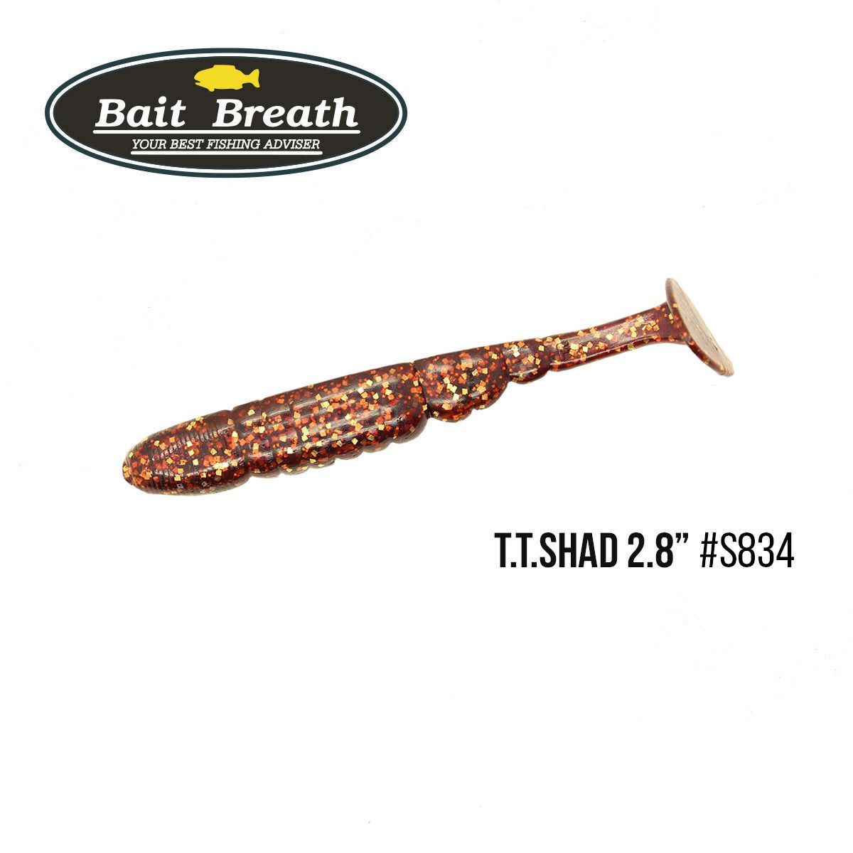 

Приманка Bait Breath T.T.Shad 2,8'' (7 шт) (S834 GOBY)