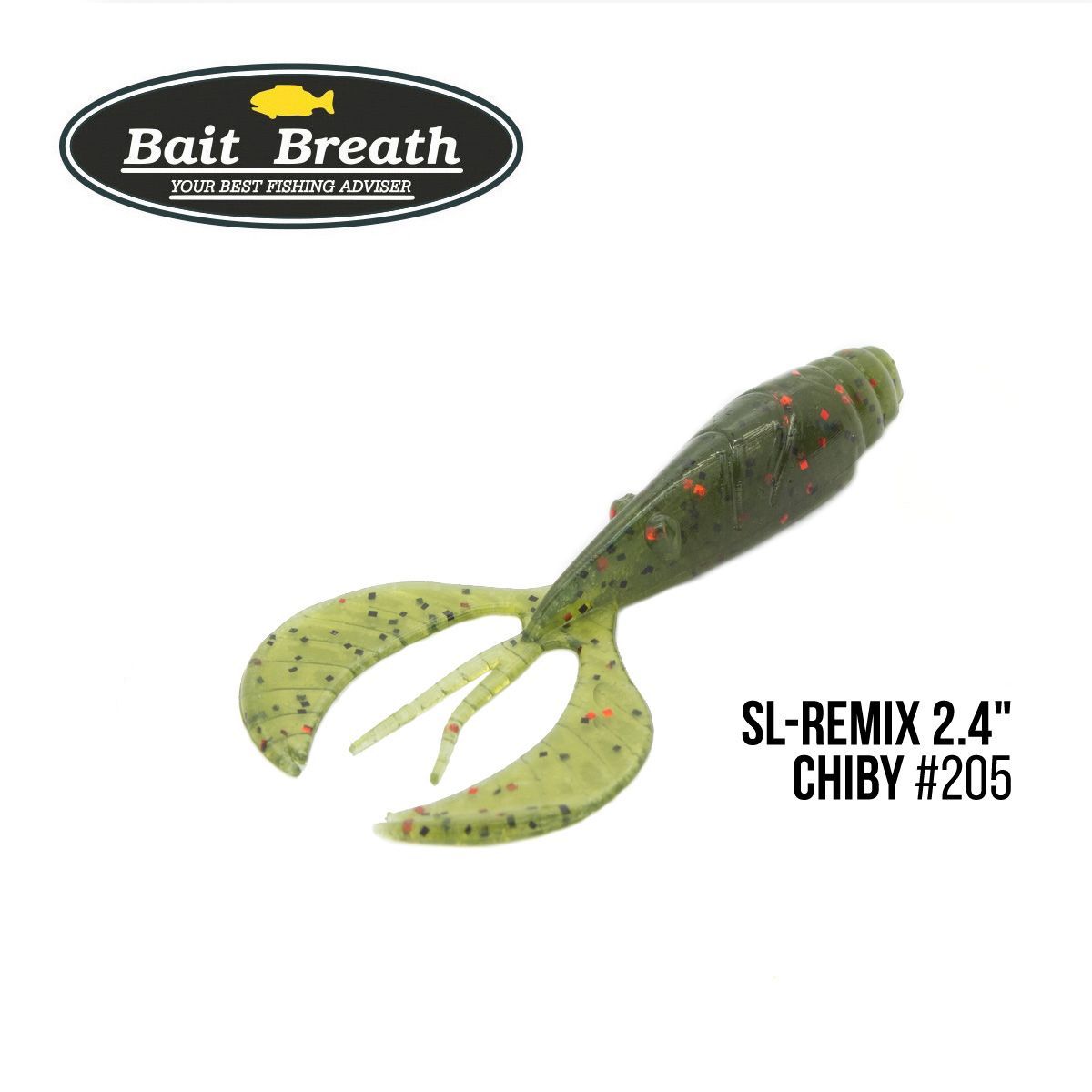 

Приманка Bait Breath SL-Remix Chiby 2,4'' (10 шт) (#205 Watermelon/Red Seed)