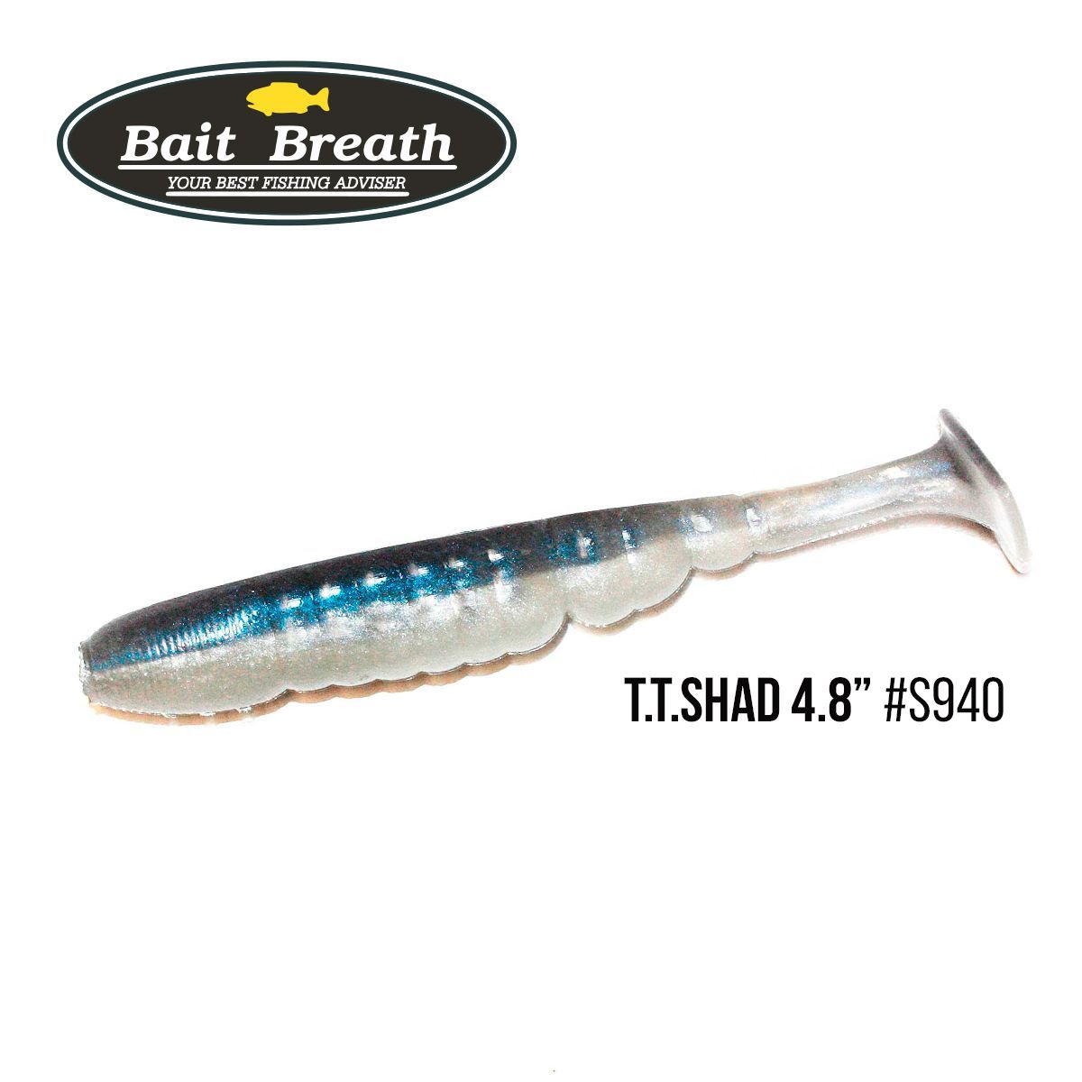 

Приманка Bait Breath T.T.Shad 4,8'' (5 шт) (940 Albino Shad)