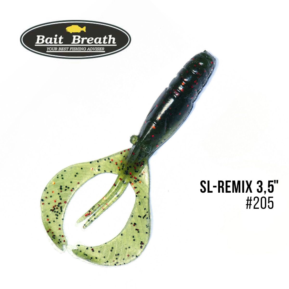 

Приманка Bait Breath SL-Remix 3,5'' (8шт.) (205 　Watermelon/Red・Seed)