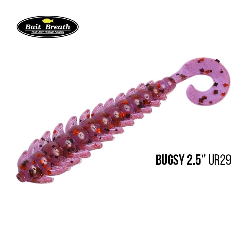 

Приманка Bait Breath BUGSY 2,5'' (10шт.) (Ur29 Chameleon／Red・seed)