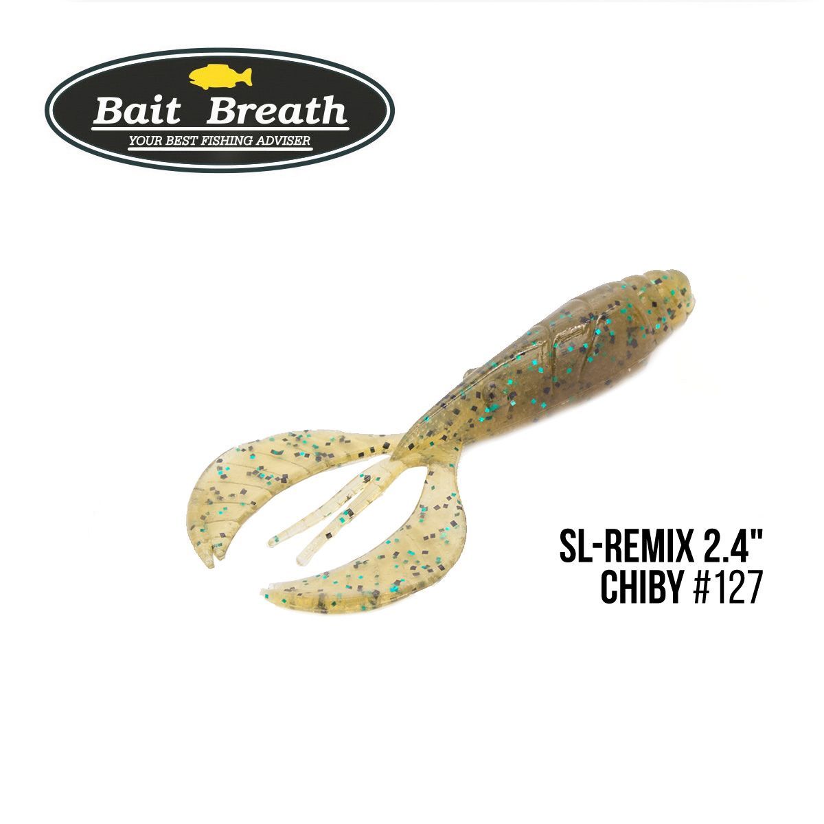 

Приманка Bait Breath SL-Remix Chiby 2,4'' (10 шт) (#127 Olive/Green Seed)