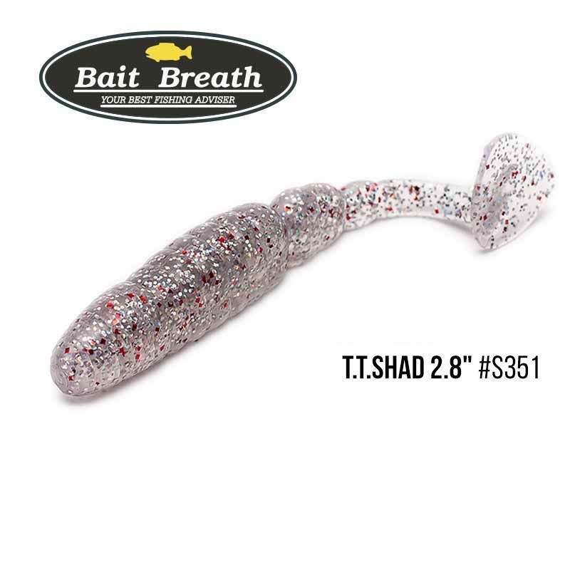 

Приманка Bait Breath T.T.Shad 2,8'' (7 шт) (S351 KH Clear / Red)