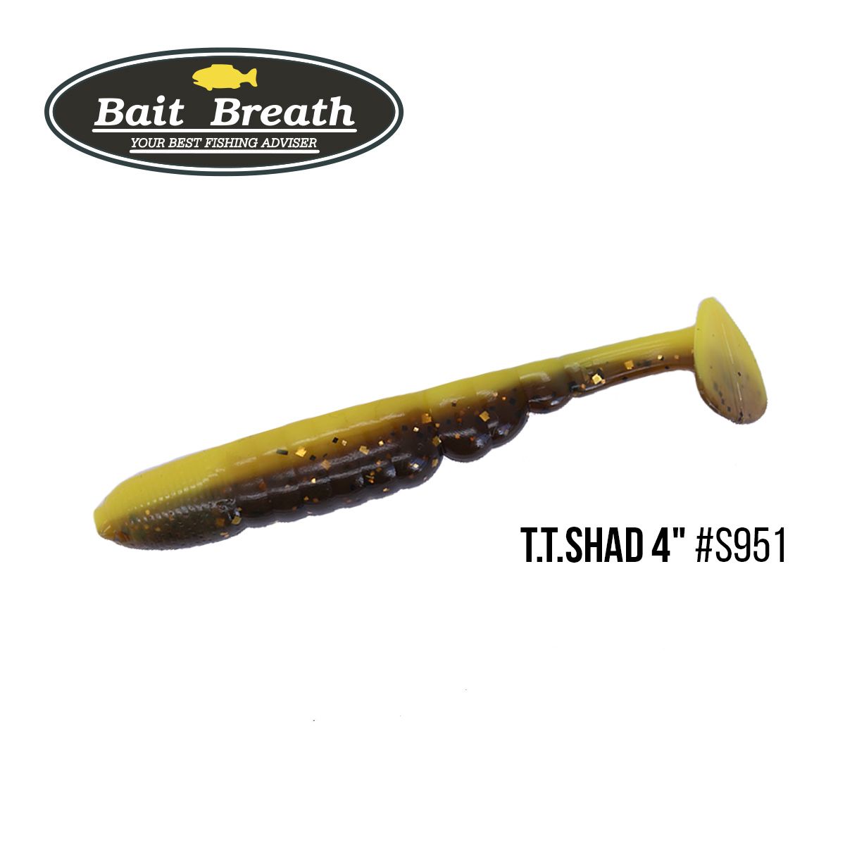 

Приманка Bait Breath T.T.Shad 4'' (6 шт) (S951)