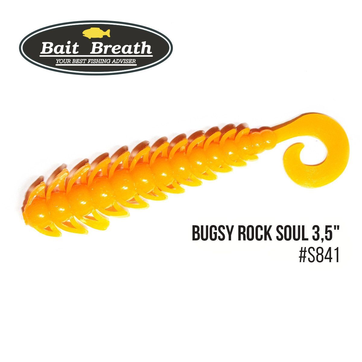 

Приманка Bait Breath BUGSY 3,5'' Rock Soul (10 шт.) (S841 mango yellow)