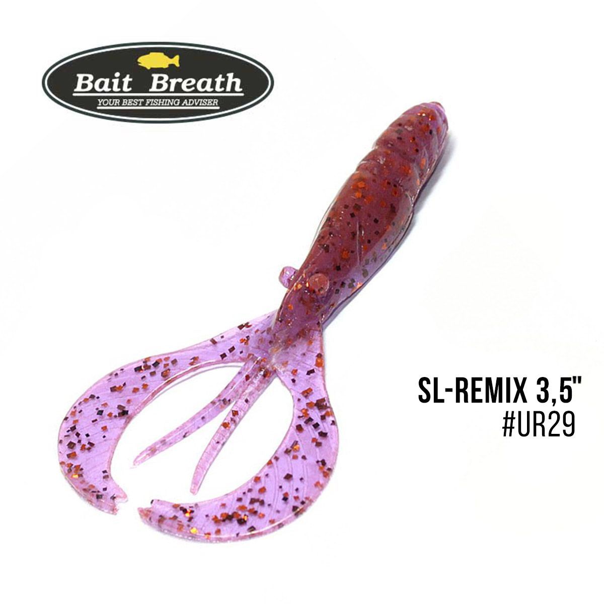 

Приманка Bait Breath SL-Remix 3,5'' (8шт.) (Ur29 Chameleon／Red・seed)