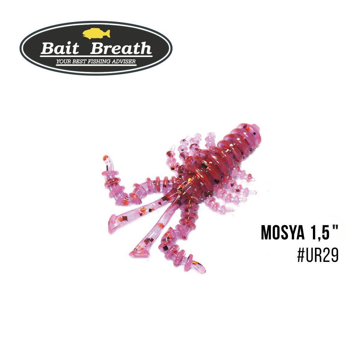 

Приманка Bait Breath U30 Mosya 1,5'' (14 шт.) (Ur29 Chameleon／Red・seed)