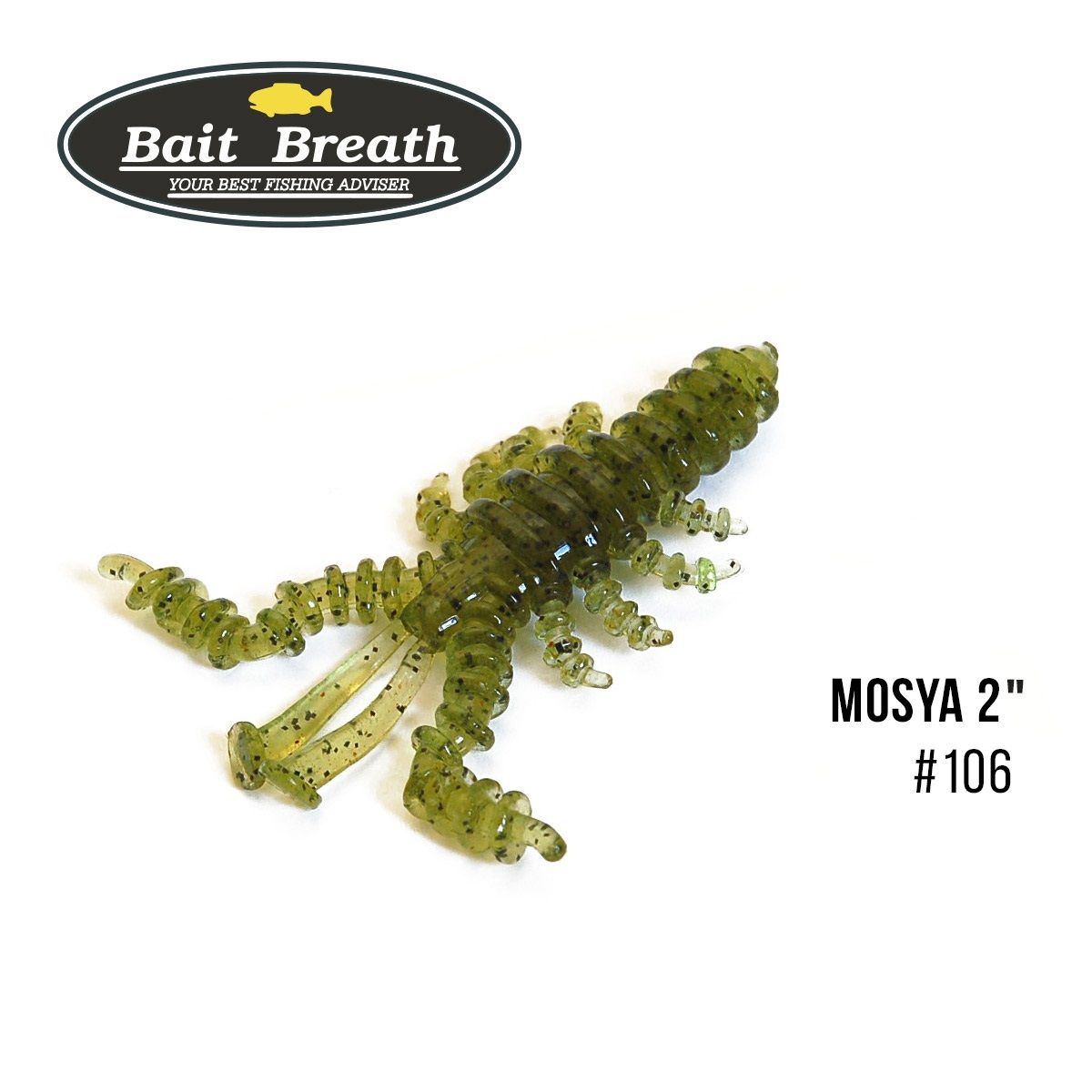 

Приманка Bait Breath U30 Mosya 2'' (10шт.) (106 Watermelon/Seed )