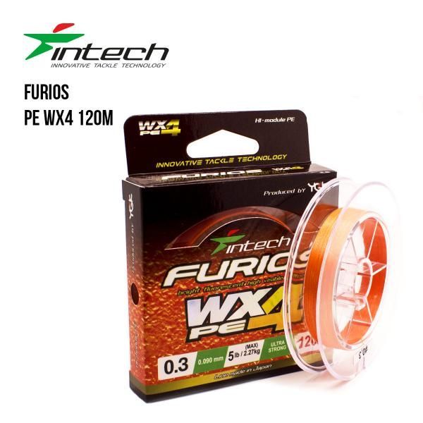 

Шнур плетеный Intech FURIOS PE WX4 120m (0.5 (8lb / 3.63kg))