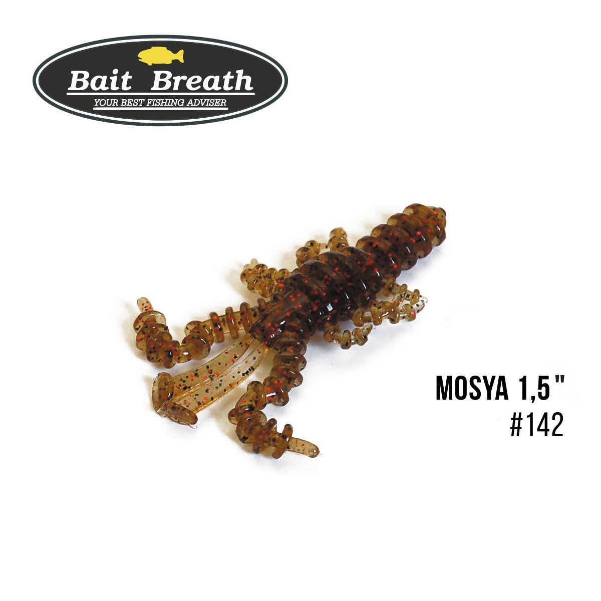 

Приманка Bait Breath U30 Mosya 1,5'' (14 шт.) (#142 Green Pumpkin/Black)