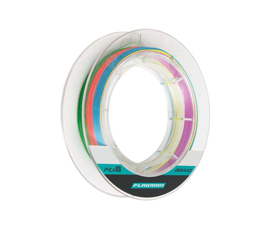 

Шнур Flagman Braid PE Multicolor X8 150м 0.185мм
