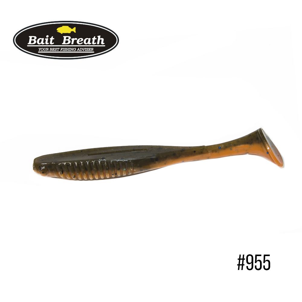 

Приманка Bait Breath E.T.Shad 3,4'' (7 шт) (955 Mud Goby (2 tone color))