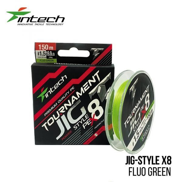 

Шнур плетеный Intech Tournament Jig Style PE X8 Lime Green 150m (2.0 (28.6lb / 13.0kg))