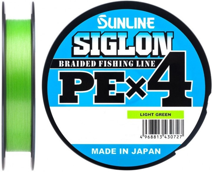 

Шнур Sunline Siglon PE х4 150m (салат.) #1.2/0.187mm 20lb/9.2kg (4932)