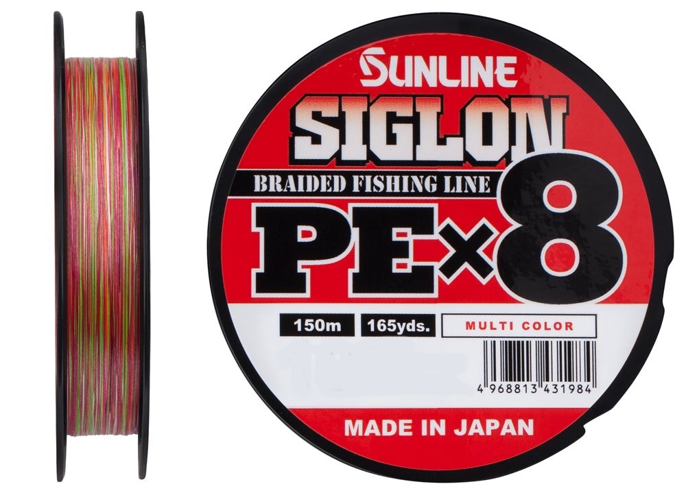 

Шнур Sunline Siglon PE х8 150m (мульти.) #1.2/0.187mm 20lb/9.2kg (93323)