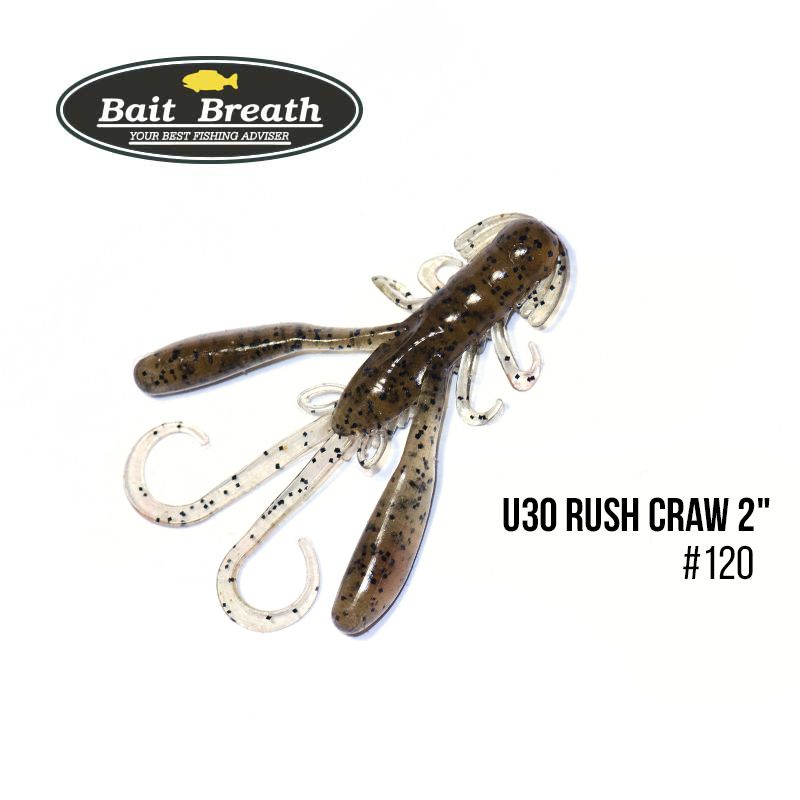 

Приманка Bait Breath U30 Rush Craw 2'' (8шт.) (120 GP/S)