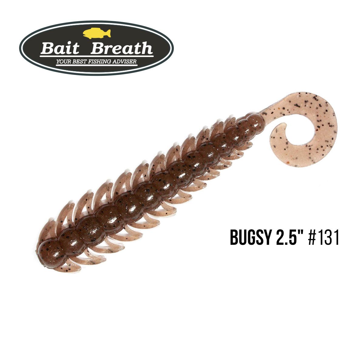 

Приманка Bait Breath BUGSY 2,5'' (10шт.) (131 Brown/Seed)