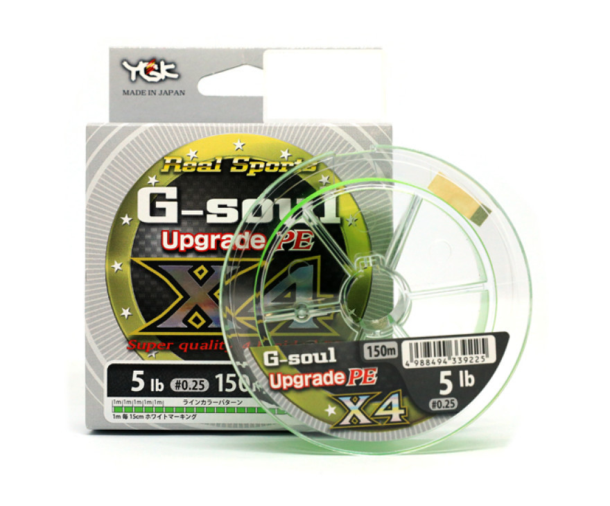 

Шнур YGK G-Soul X4 Upgrade 200m (салат.) #0.25/5lb (107913)