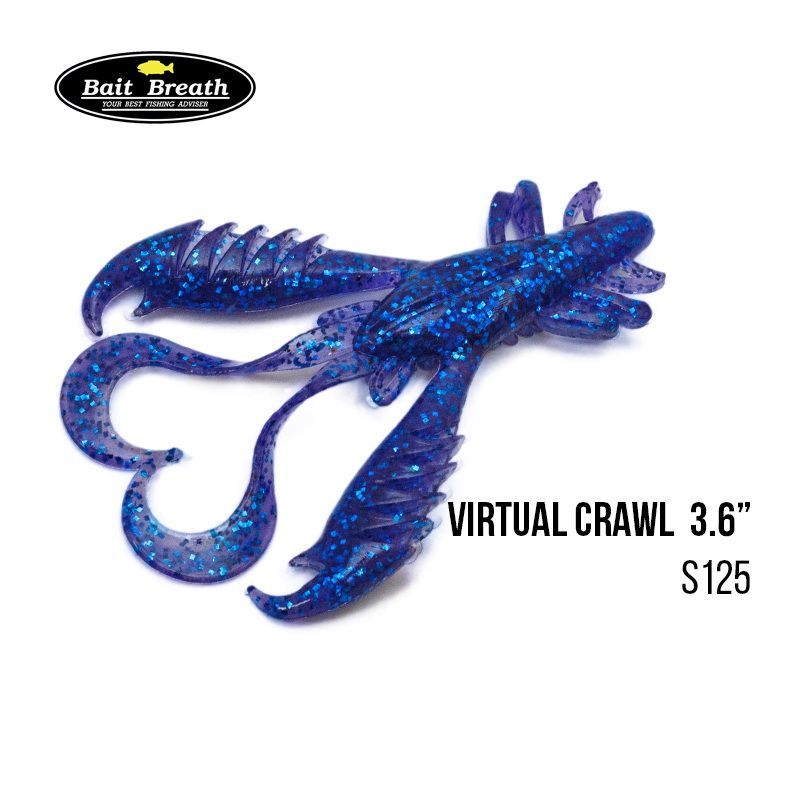 

Приманка Bait Breath Virtual Craw 3,6'' (8шт.) (S125)