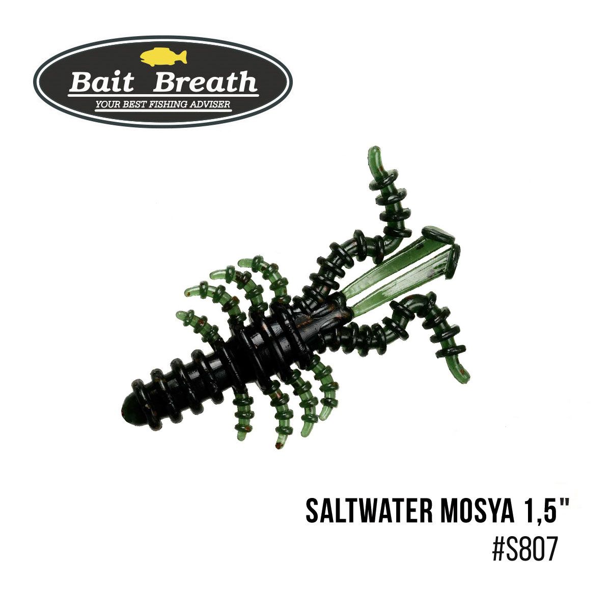 

Приманка Bait Breath Saltwater Mosya 1,5'' (14 шт.) (S807 KONBU)