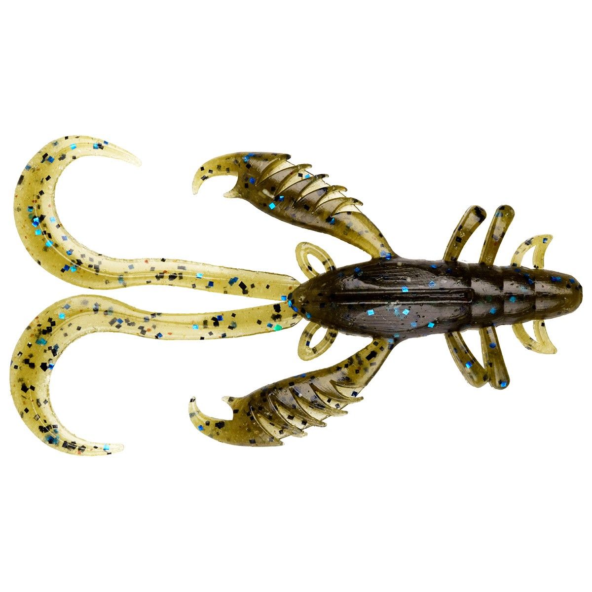 

Приманка Bait Breath Virtual Craw 3,6'' (8шт.) (S146 GreenPumpkin／Blue)