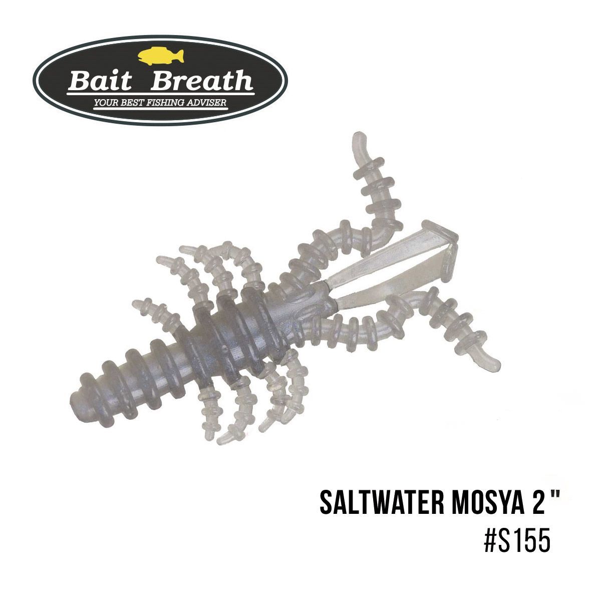 

Приманка Bait Breath Saltwater Mosya 2'' (10 шт.) (S155 Pro blue)