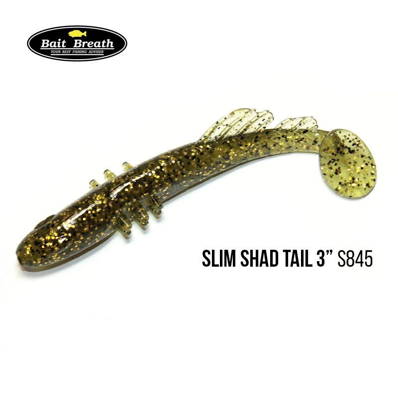

Приманка Bait Breath BeTanCo Shad Tail Slim 3'' (8 шт.) (S845 Gold melon)