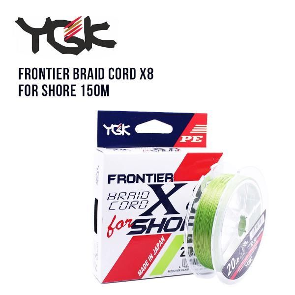 

Шнур плетеный YGK Frontier Braid Cord X8 for Shore 150m (1.2 (20lb / 9.07kg))