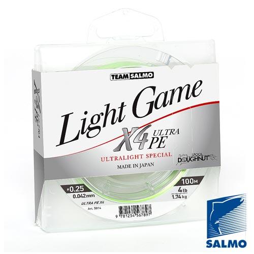 

Шнур TEAM SALMO LIGHT GAME X4 ULTRA PE 100 m 005 (51636)