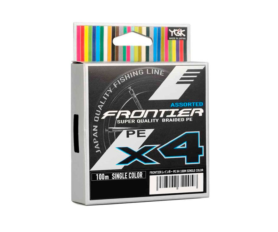 

Шнур YGK Frontier X4 Assorted Single Color 100m #1.5/0.205mm 15lb/6.8kg (135150)