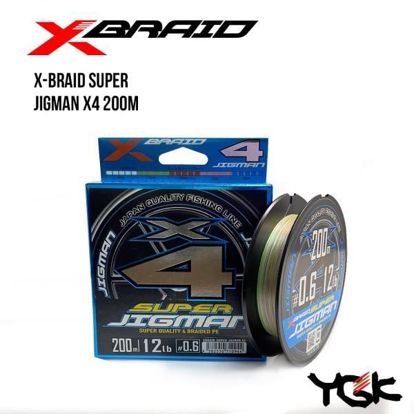 

Шнур плетеный YGK X-Braid Super Jigman X4 200m (0.6 (12lb / 5.45kg))