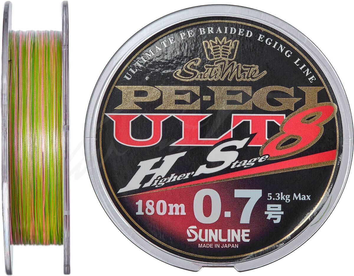 

Шнур Sunline PE EGI ULT HS8 180m #0.7/0.138mm 5.3kg (112001)