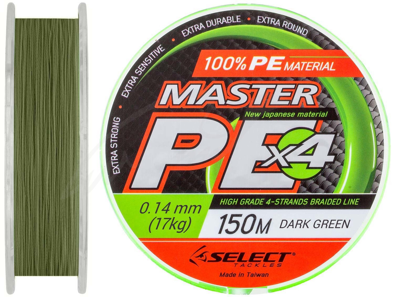 

Шнур Select Master PE 150m (темн.-зел.) 0.14мм 17кг (72853)