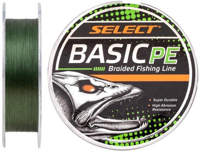 

Шнур Select Basic PE 150m (темн-зел.) 0.10mm 10lb/4.8kg (99268)