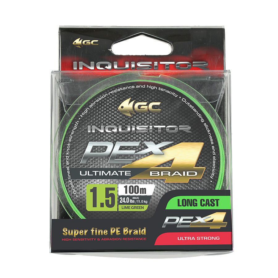 

Шнур GC Inquisitor X4 LG 100м PE1.5 NEW 2019 (112616)