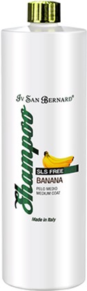 

Шампунь Iv San Bernard Banana SLS FREE кот/собака , средняя шерсть, смягчающий, аромат банана, 300 мл