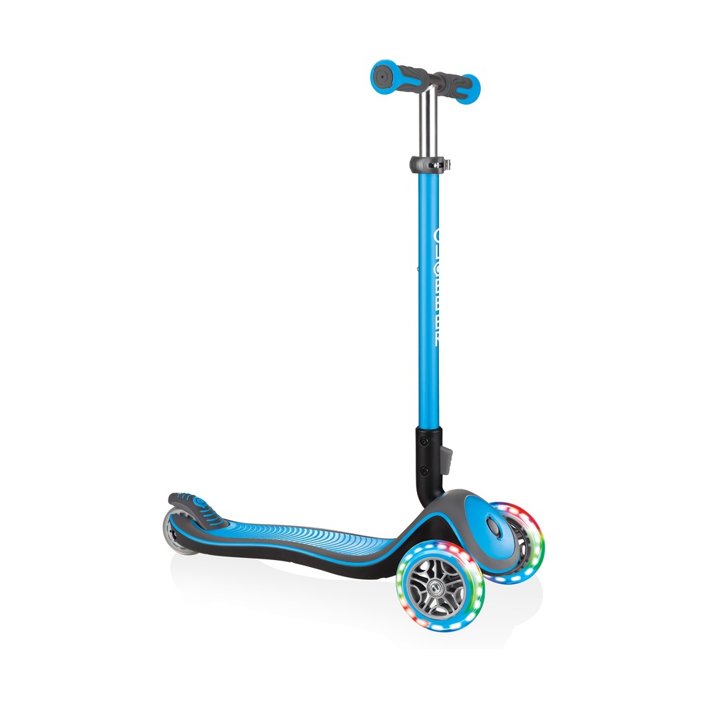 

Детский самокат Globber Eliite Deluxe Lights Sky Blue