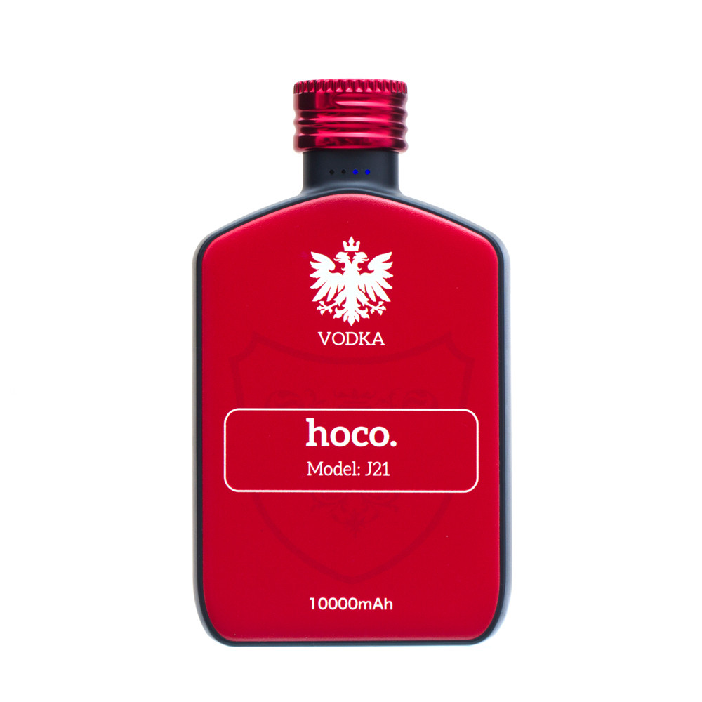 

Портативная Универсальная батарея Power Bank HOCO J21 Водка 10000 mAh Красный